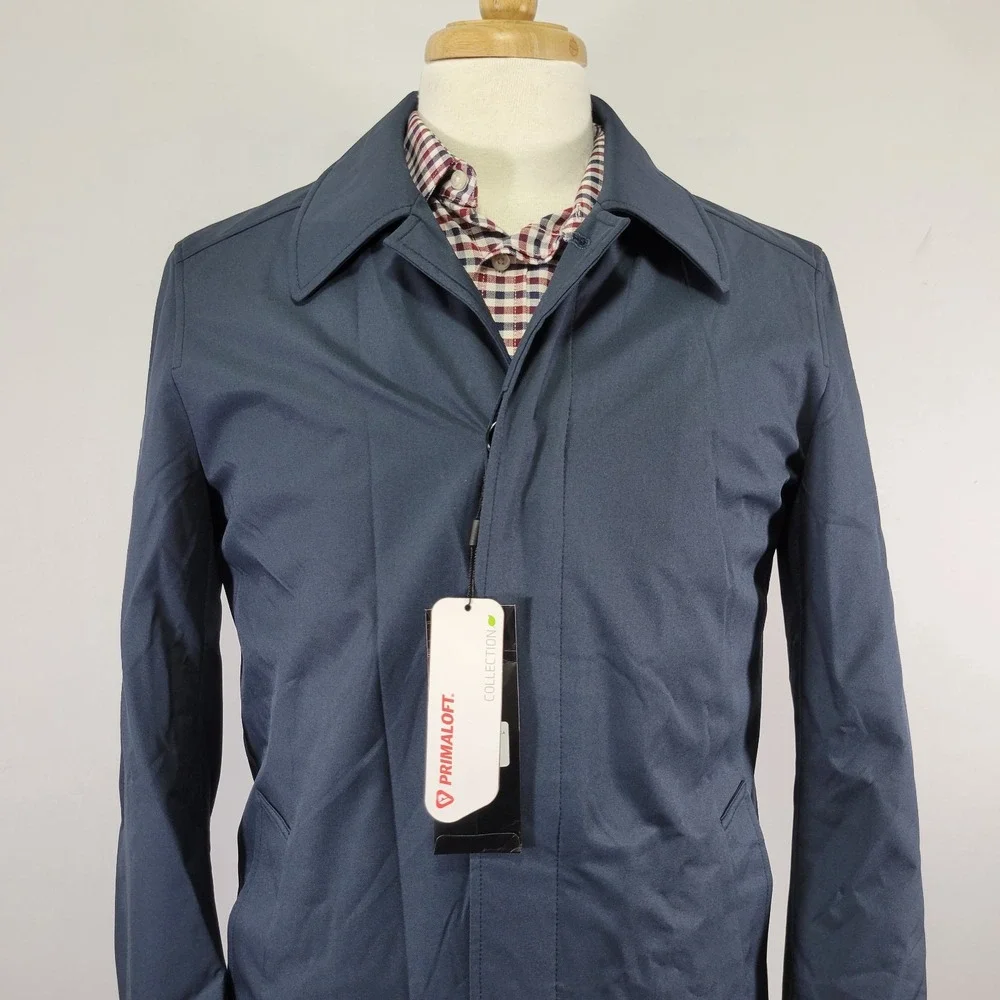 Cardinal Canada 1938 Men's Overcoat Rain Jacket Navy Blue 38R NEW‎